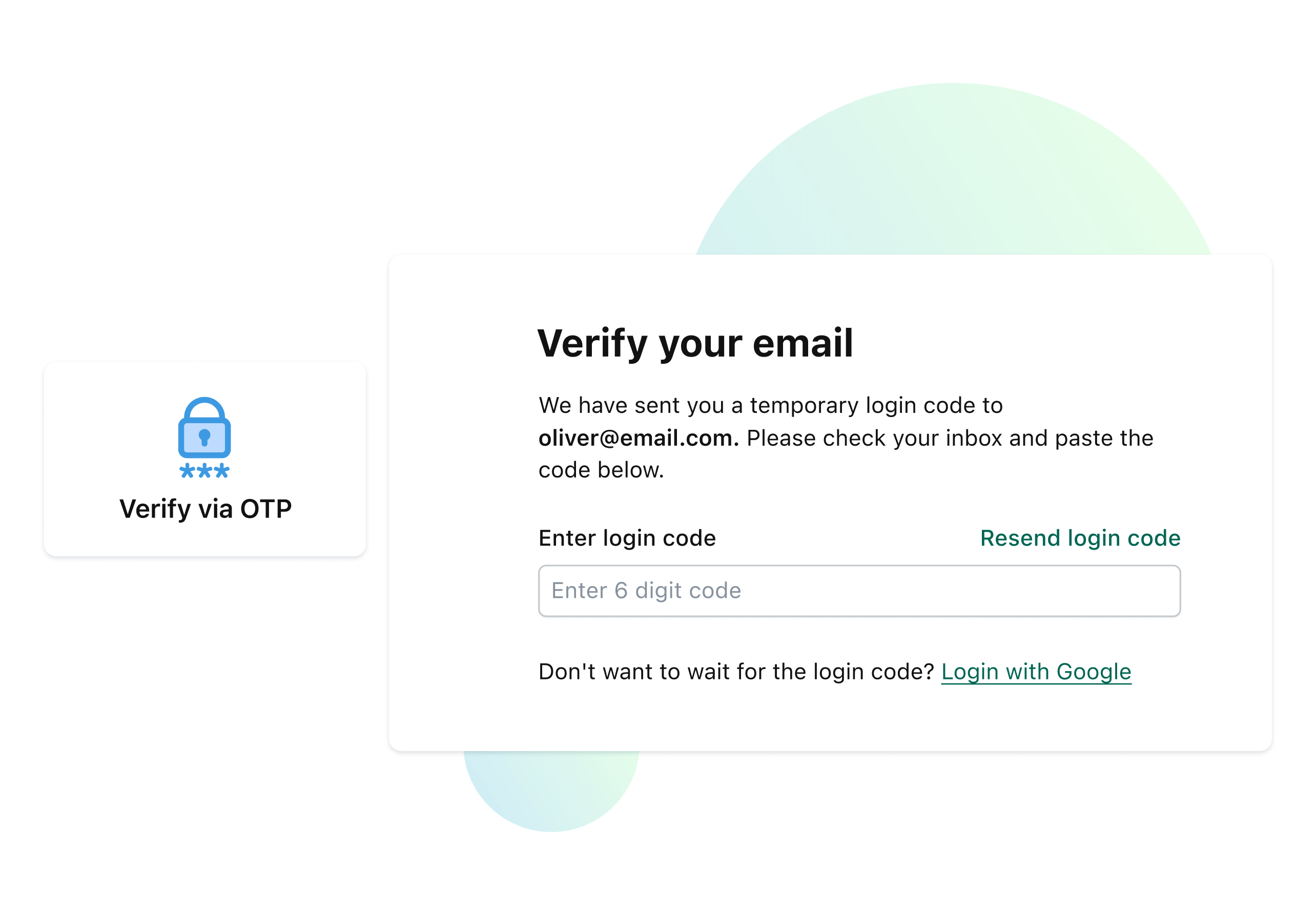 Verify Via OTP