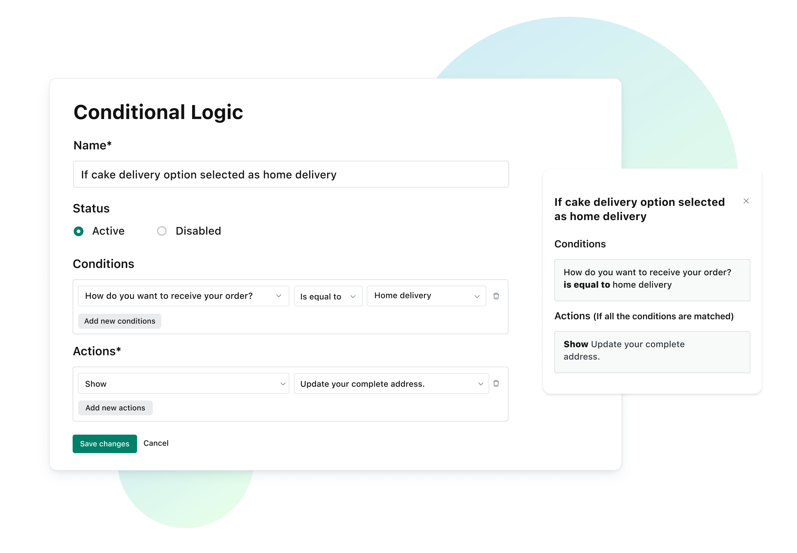 Conditional Logic